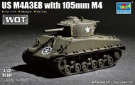  Trumpeter Models  1/72 US M4A3E8 105mm M4 Tank (New Variant) OUT OF STOCK IN US, HIGHER PRICED SOURCED IN EUROPE TSM7168