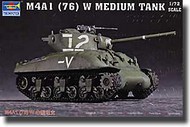  Trumpeter Models  1/72 US M4A1(76)W Sherman Tank US Army Markings TSM7222