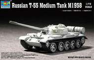  Trumpeter Models  1/72 Russian T-55 M1958 Medium Tank TSM7282