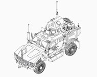  Trumpeter Models  1/72 US M1240 M-ATV MRAP Vehicle (New Tool) (JUL) - Pre-Order Item TSM7413