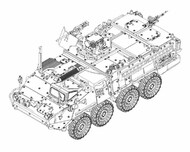  Trumpeter Models  1/72 M1127 Stryker Recon Vehicle (RV) (New Variant) (FEB) - Pre-Order Item TSM7422