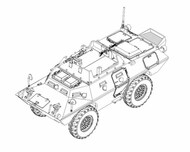  Trumpeter Models  1/72 USAF XM706E2 Armored Vehicle (New Variant) (MAY) - Pre-Order Item TSM7444