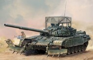 Russian T-72B1 Main Battle Tank w/KTM6 & Grating Armor (New Variant) #TSM9609