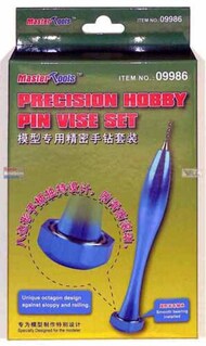 Master Tools Precision Hobby Pin Vise Set (0.3-1.2mm) #TSM9986