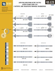 Markings for AIM-9L/M, AIM-120B/C #TB48172