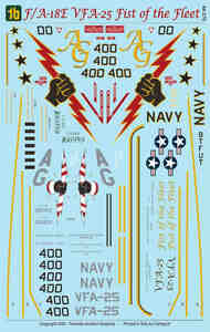 Boeing F/A-18E VFA-25 Fist of the Fleet #TB48270