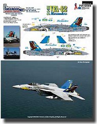  Two Bobs Decals  1/72 F/A-18C VFA-82 AFLAC Hornet TB72035