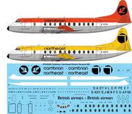 Twosix Silk  1/144 Northeast / Cambrian Vickers Viscount 800 STS44240