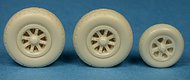  Ultracast  1/48 P-38 Lightning Wheels, Spoked Nose Wheel with UC48227