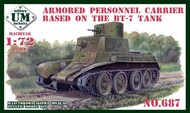  UM-MT  1/72 Armored personnel carrier based in the BT-7 tank UMMT687