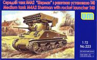  Unimodel  1/72 M4A2 Sherman Medium Tank w/T40 Rocket Launcher UNM223
