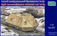  Unimodel  1/72 LeSp Light Recon Armored Railcar UNM257