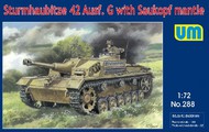  Unimodel  1/72 Sturmhaubitze 42 Auf G Tank w/Saukopf Mantle UNM288