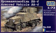  Unimodel  1/72 BA6 Russian Armored Vehicle UNM318