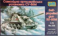 Unimodel  1/72 SU-85M WWII Soviet Tank w/Self-Propelled Gun UNM335