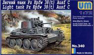 Pz.Kpfw. 38(t) Ausf C Light Tank #UNM340