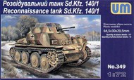  Unimodel  1/72 Sd.Kfz. 140/1 German Recce Tank w/PE UNM349