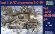  Unimodel  1/72 T-34/76-57 with ZIS-4  gun UNM369