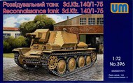  Unimodel  1/72 Sd.Kfz.140/I-75 Reconn Tank UNM396