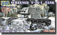 Screened T26-1E WWII Soviet Light Tank #UNM402