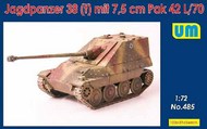  Unimodel  1/72 Jagdpanzer 38(t) Tank w/7.5cm Pak 42 L/70 Gun UNM485