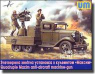  Unimodel  1/48 Quad Maxim Anti-Aircraft Machine Gun on GAZ-AA Truck Chassis UNM511