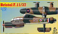 Bristol F.11/37 British WWII heavy fighter (Unicraft kits do not include decals) #UNI72106