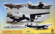 Tupolev Tu-12 the first Soviet Jet Bomber. (Unicraft kits do not include decals) #UNI72108