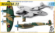  Unicraft Models  1/72 Miles M.22 1940 British high-speed fighter UNI72138