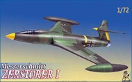 Messerschmitt ZERSTORER I WWII jet attack aircraft project. #UNI72160