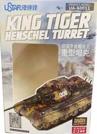  Ustar Hobby  1/144 King Tiger Henschel Turret Tank USTUA60011