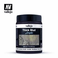  Vallejo Paints  NoScale 200ml Bottle Russian Thick Mud Diorama Effect VLJ26808