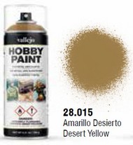 Desert Yellow Fantasy Solvent-Based Acrylic Paint 400ml Spray #VLJ28015