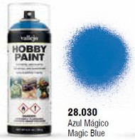  Vallejo Paints  NoScale Magic Blue Fantasy Solvent-Based Acrylic Paint 400ml Spray VLJ28030