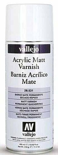  Vallejo Paints  NoScale Matt Varnish Spray VLJ28531