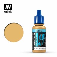  Vallejo Paints  NoScale 17ml Bottle Sand Yellow Mecha Color VLJ69033