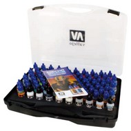  Vallejo Paints  NoScale Mecha Color Paint Set in Plastic Storage Case (80 Colors) VLJ69990