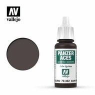  Vallejo Paints  NoScale 17ml Bottle Dark Rust Panzer Aces VLJ70302