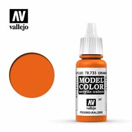  Vallejo Paints  NoScale Florescent Orange Model Color VLJ70733