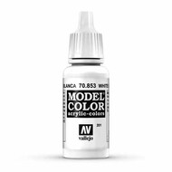  Vallejo Paints  NoScale (201) - White Glaze Model Color VLJ70853