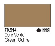  Vallejo Paints  NoScale (119) - Green Ochre Model Color VLJ70914