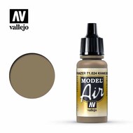  Vallejo Paints  NoScale Khaki Brown Model Air Color VLJ71024