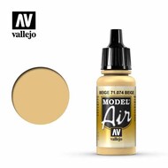  Vallejo Paints  NoScale Radome Tan Model Air Color VLJ71074