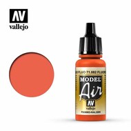  Vallejo Paints  NoScale Fluoresent Red Model Air Color VLJ71082