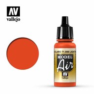 Vallejo Paints  NoScale Light Red Model Air Color VLJ71086