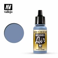  Vallejo Paints  NoScale 17ml Bottle UK Azure Model Air VLJ71108