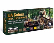 17ml Bottle IJA Camouflage Early/Late 1939-45 Model Air Paint Set (8 Colors) #VLJ71160