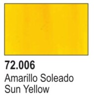  Vallejo Paints  NoScale Sunblast Yellow Game Color VLJ72006
