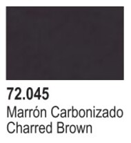  Vallejo Paints  NoScale Charred Brown Game Color VLJ72045