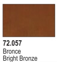  Vallejo Paints  NoScale Bright Bronze Game Color VLJ72057